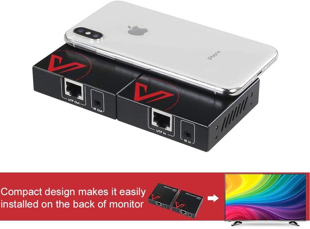 HDMI Extender Over Cat5e/6a/7 with IR Remote Control O484514