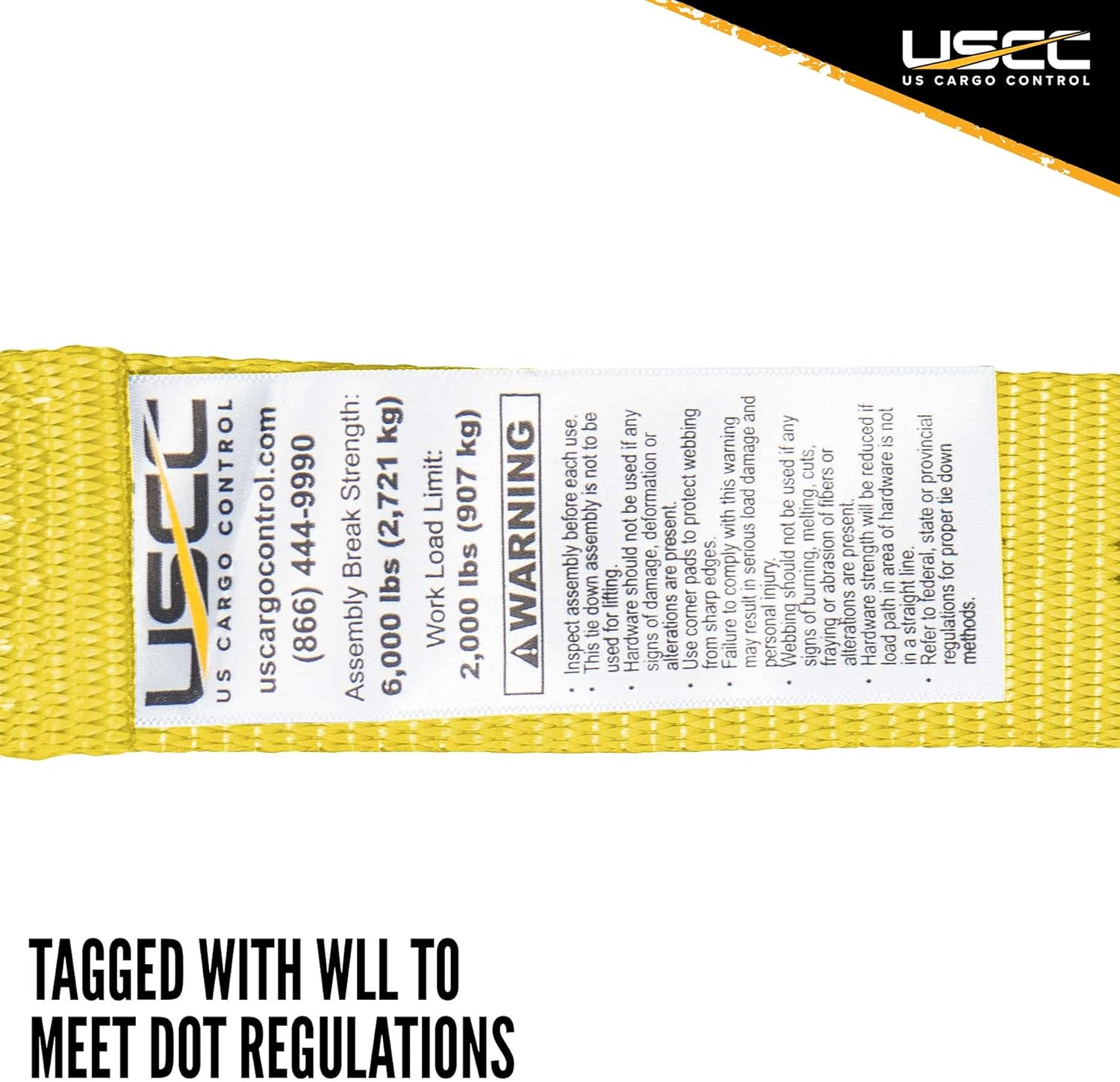 2 Inch x 12 Foot Ratchet Straps with Snap Hook, 4 Pack R896413