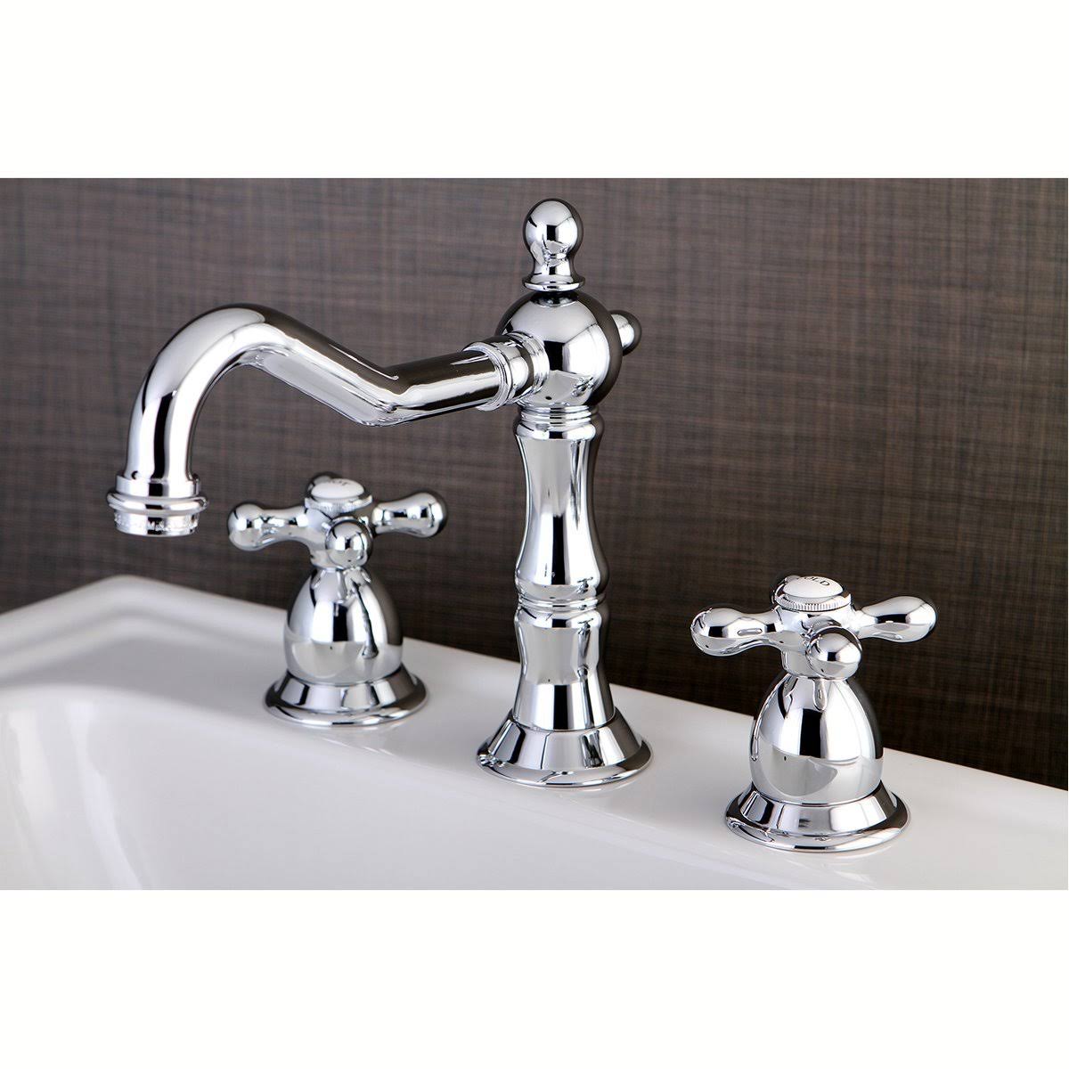 Brushed Brass Widespread Bathroom Faucet O468