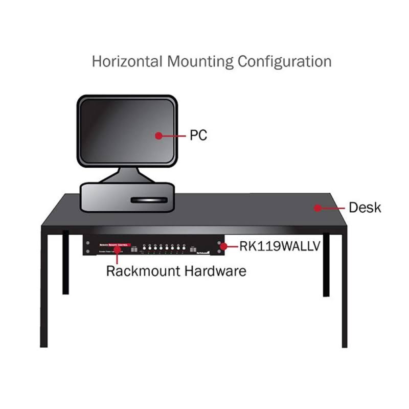 4U Steel Vertical Rack and Wall Mountable Server Rack Y76738
