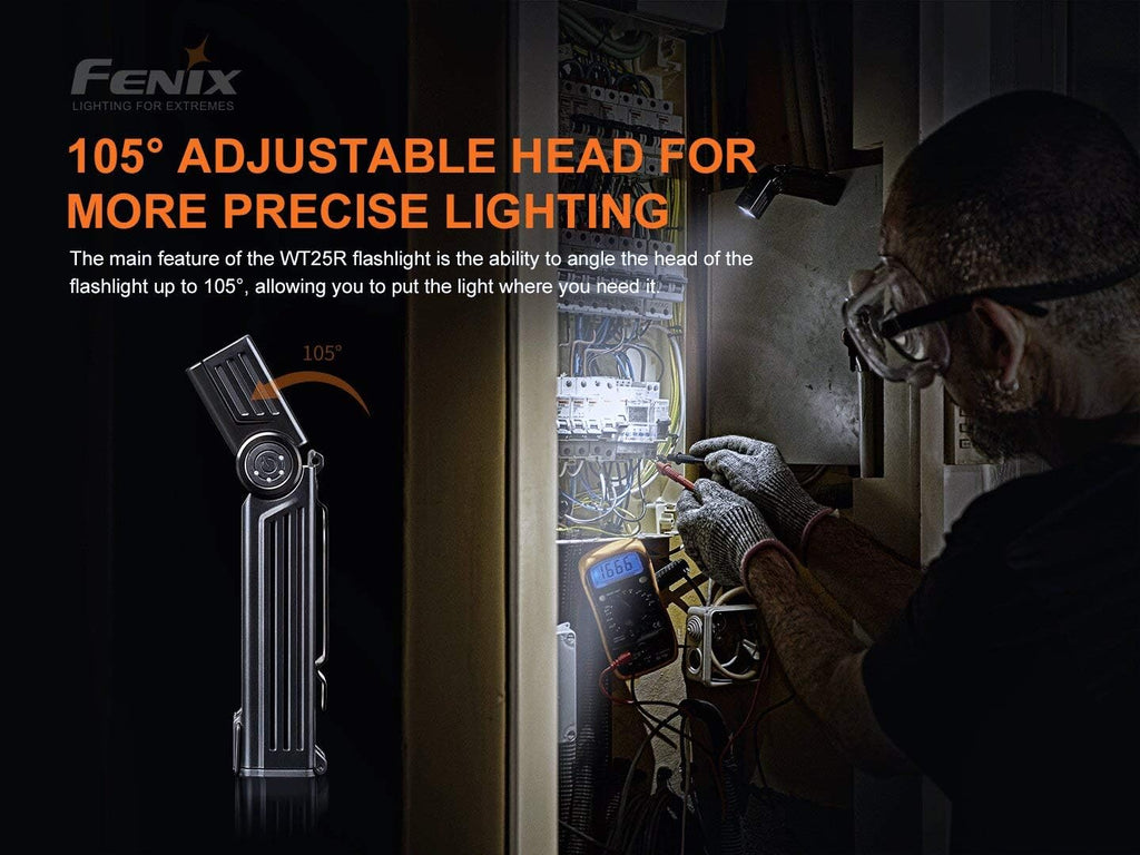 Rechargeable Handheld Worklight Flashlight with Battery, Pack of 2 N42616