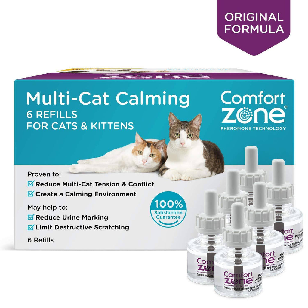 Comfort Zone Cat Multicat Diffuser Refill 6 Pack P71297