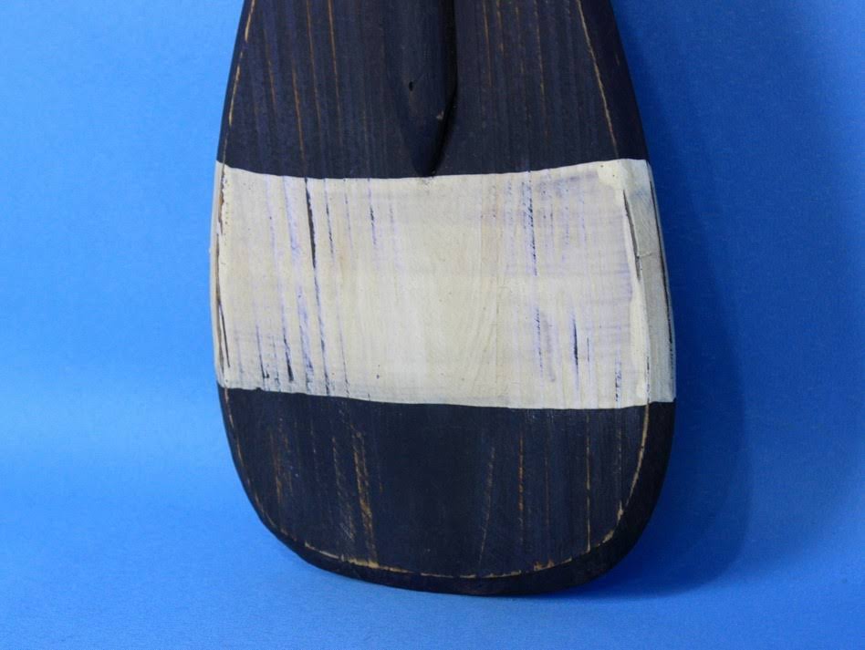 Wooden Decorative Rowing Boat Paddle with Hooks, 36x22 Y4842