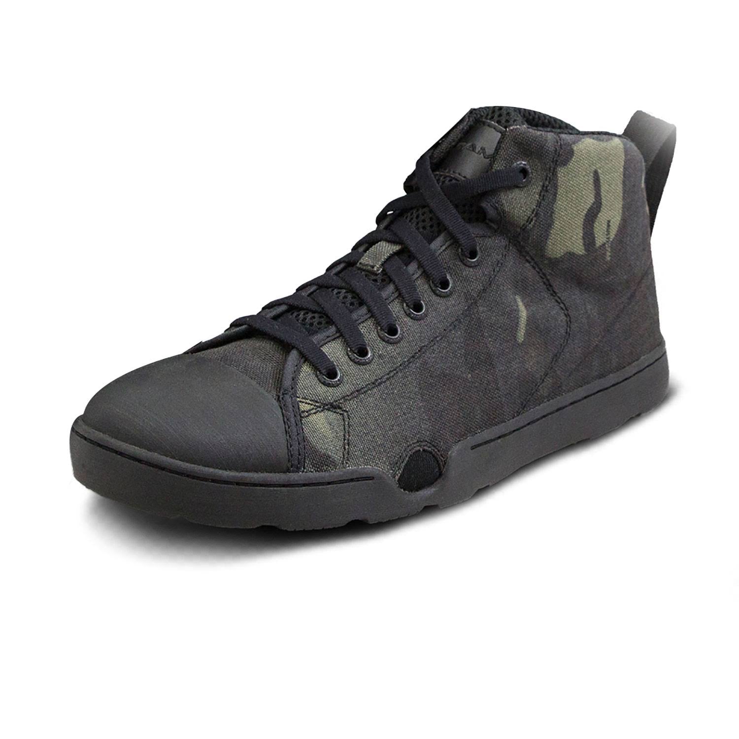 Black Multicam Wide Mid Boots Z728207