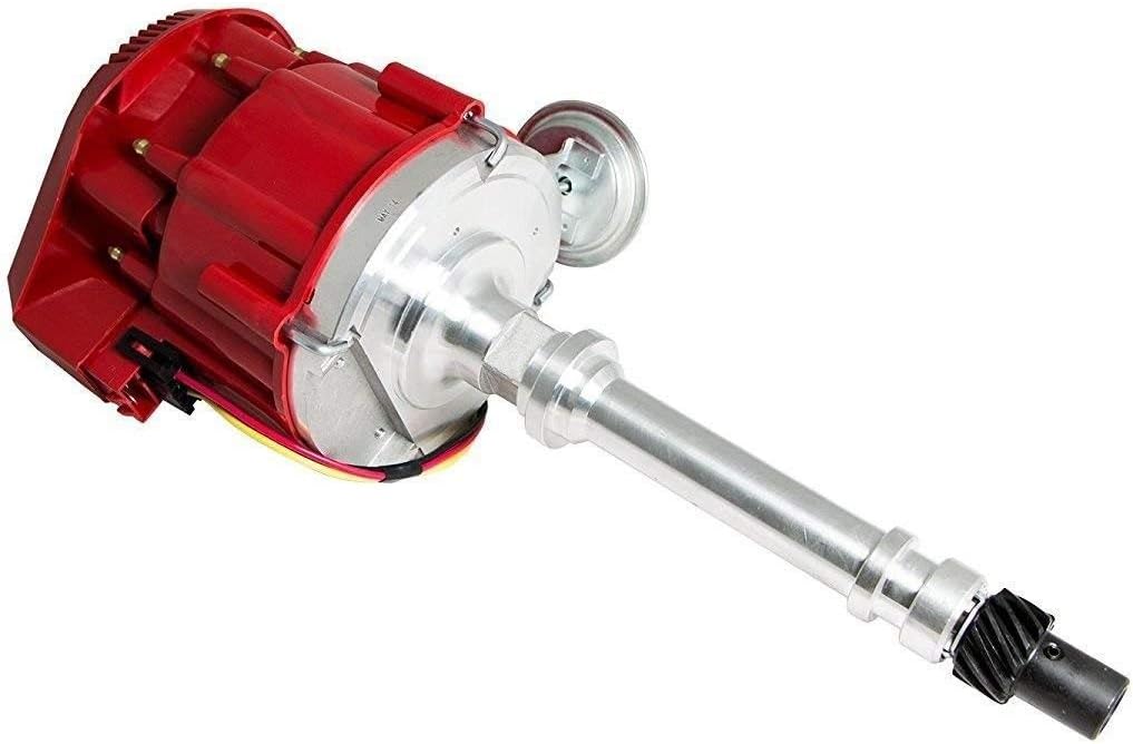 Red 8mm HEI Distributor and Spark Plug Wires Set W179338