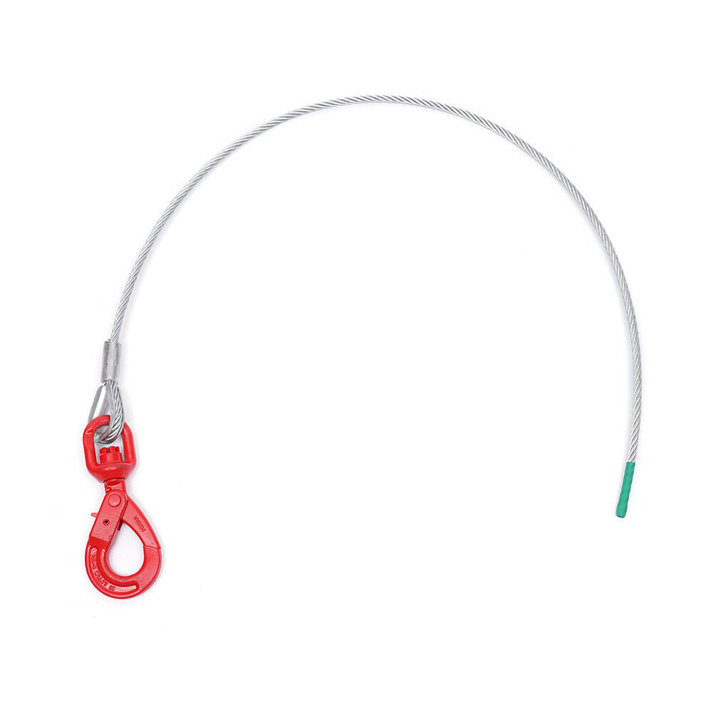 3/8"x 50" Hot-Dip Galvanized Steel Wire Rope Sling Winch Cable Q703