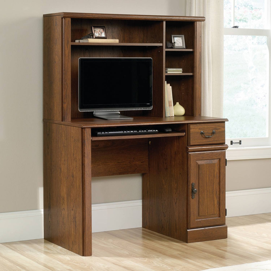 Milled Cherry Computer Desk with Hutch Y8094