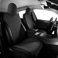 Black Suede Leather Seat Cover Cushions for Tesla Model 3 G409