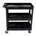 Black 3 Shelves Tub Cart M601