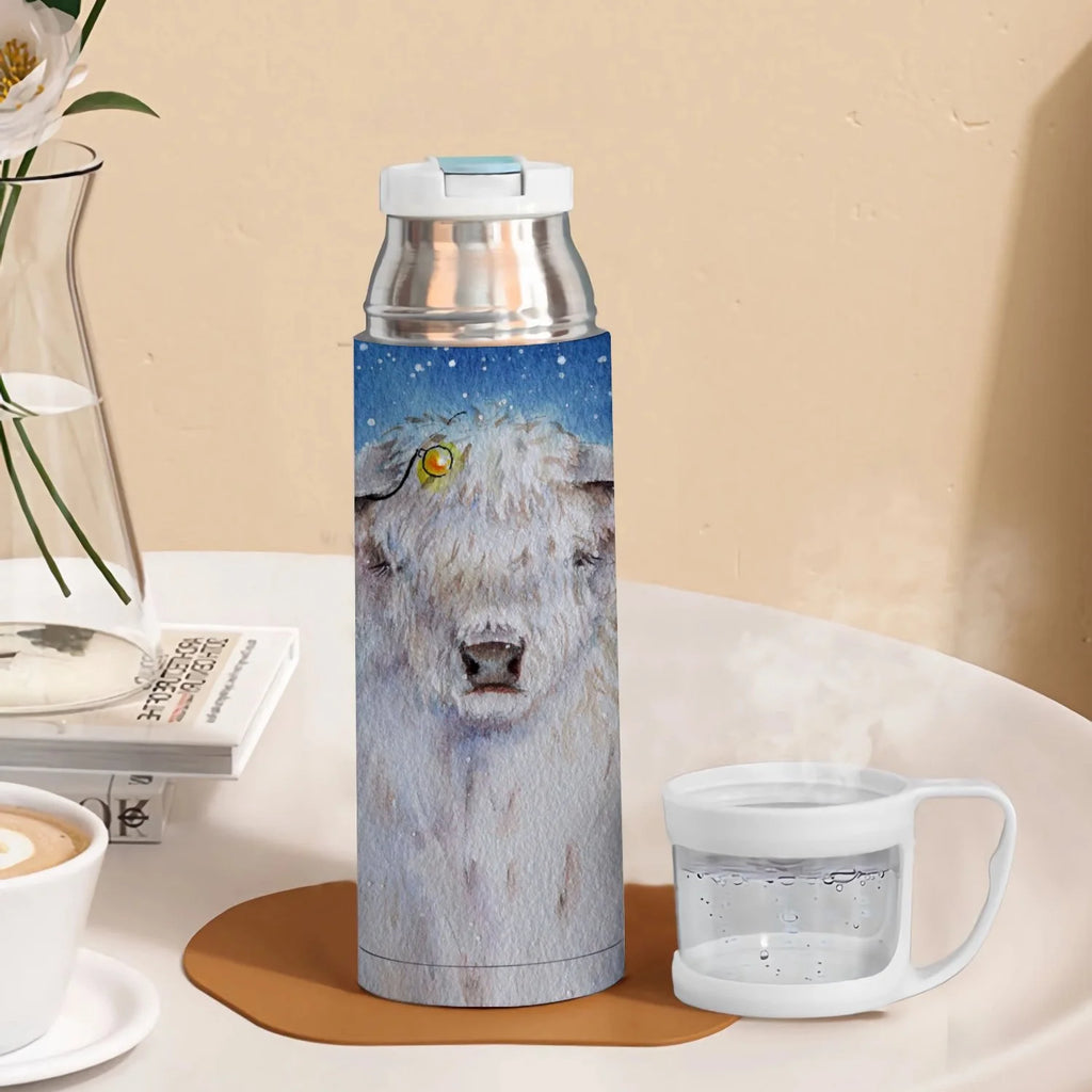 350ml Stainless Steel Water Bottle with Lid U587189