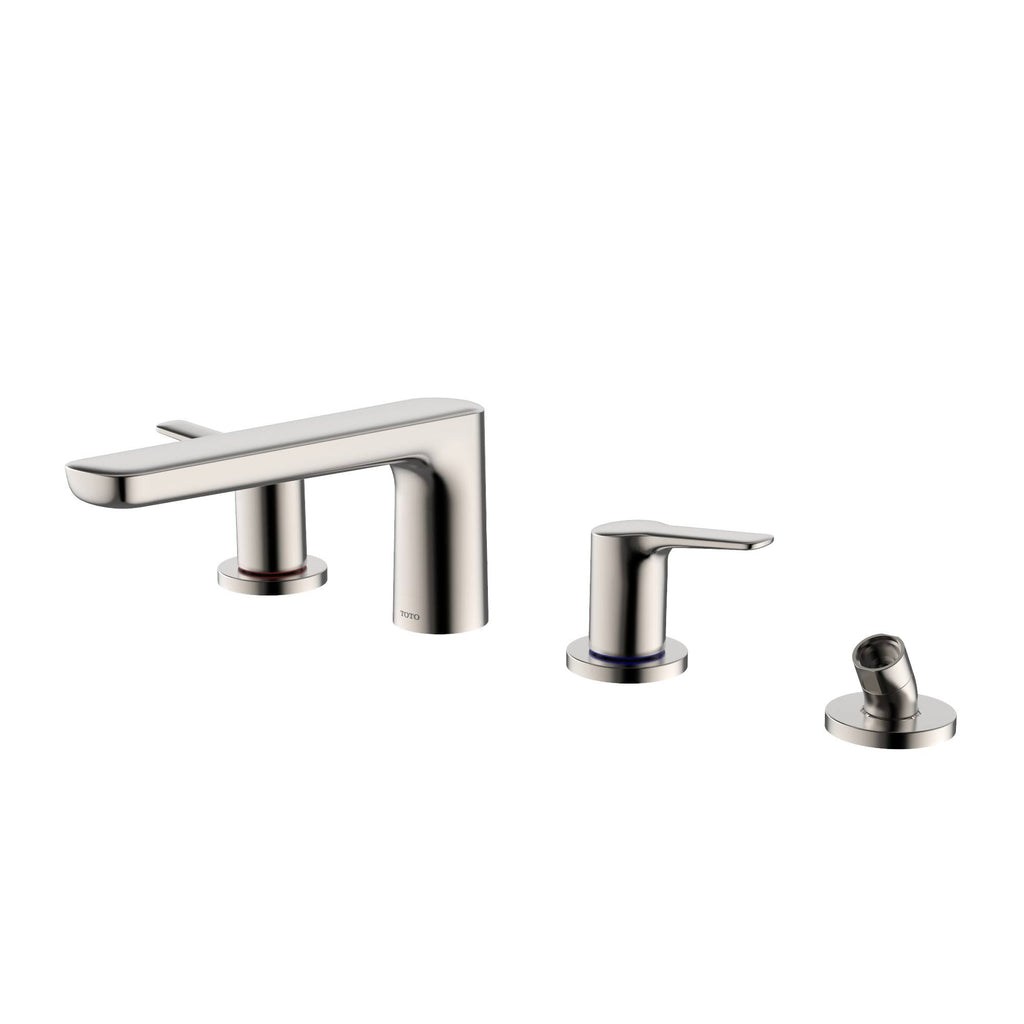 Polished Nickel Roman Tub Filler Trim with Handshower M469