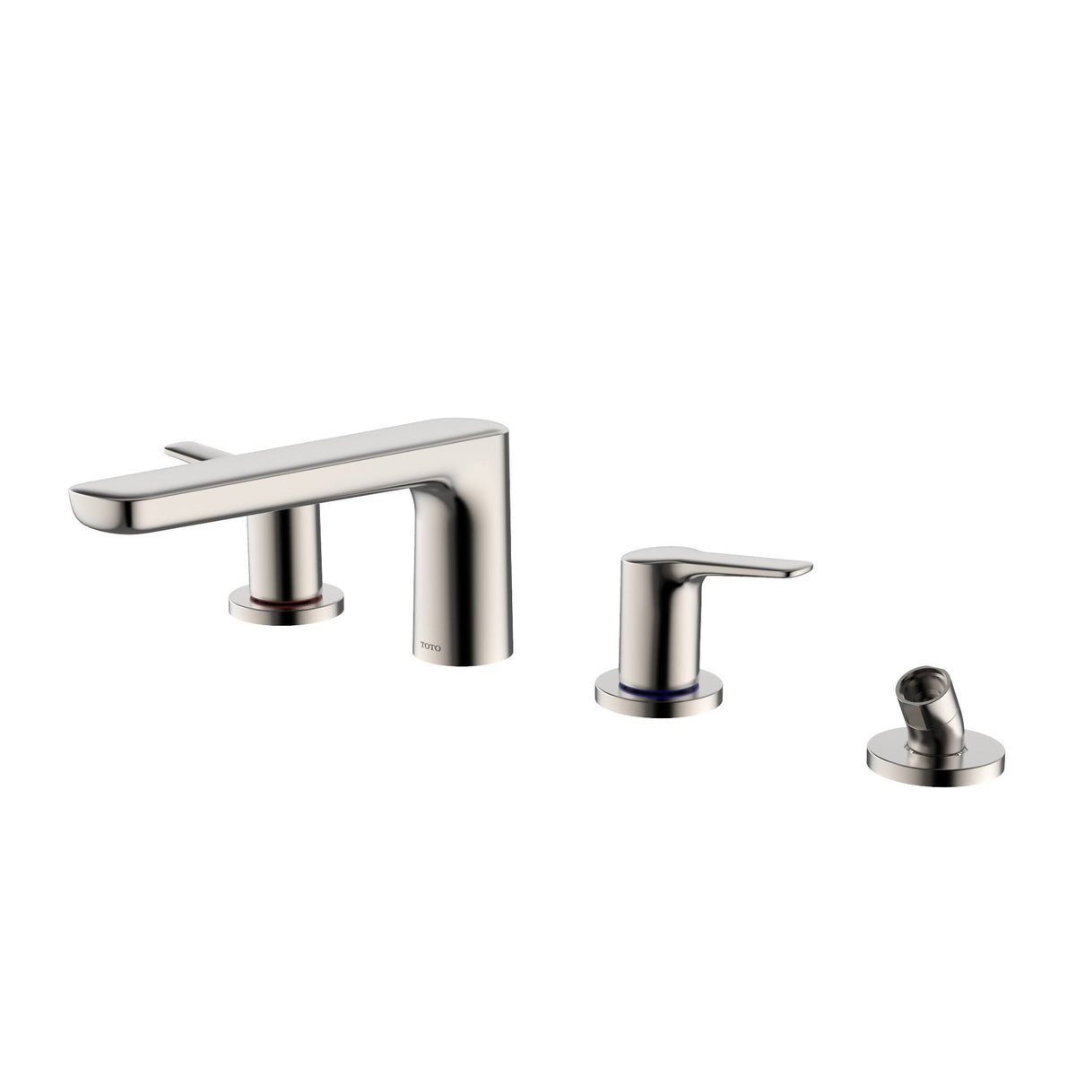 Polished Nickel Roman Tub Filler Trim with Handshower M469
