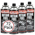 Pack of 72 Butane Fuel Cylinders, 8oz Butane Canisters J910