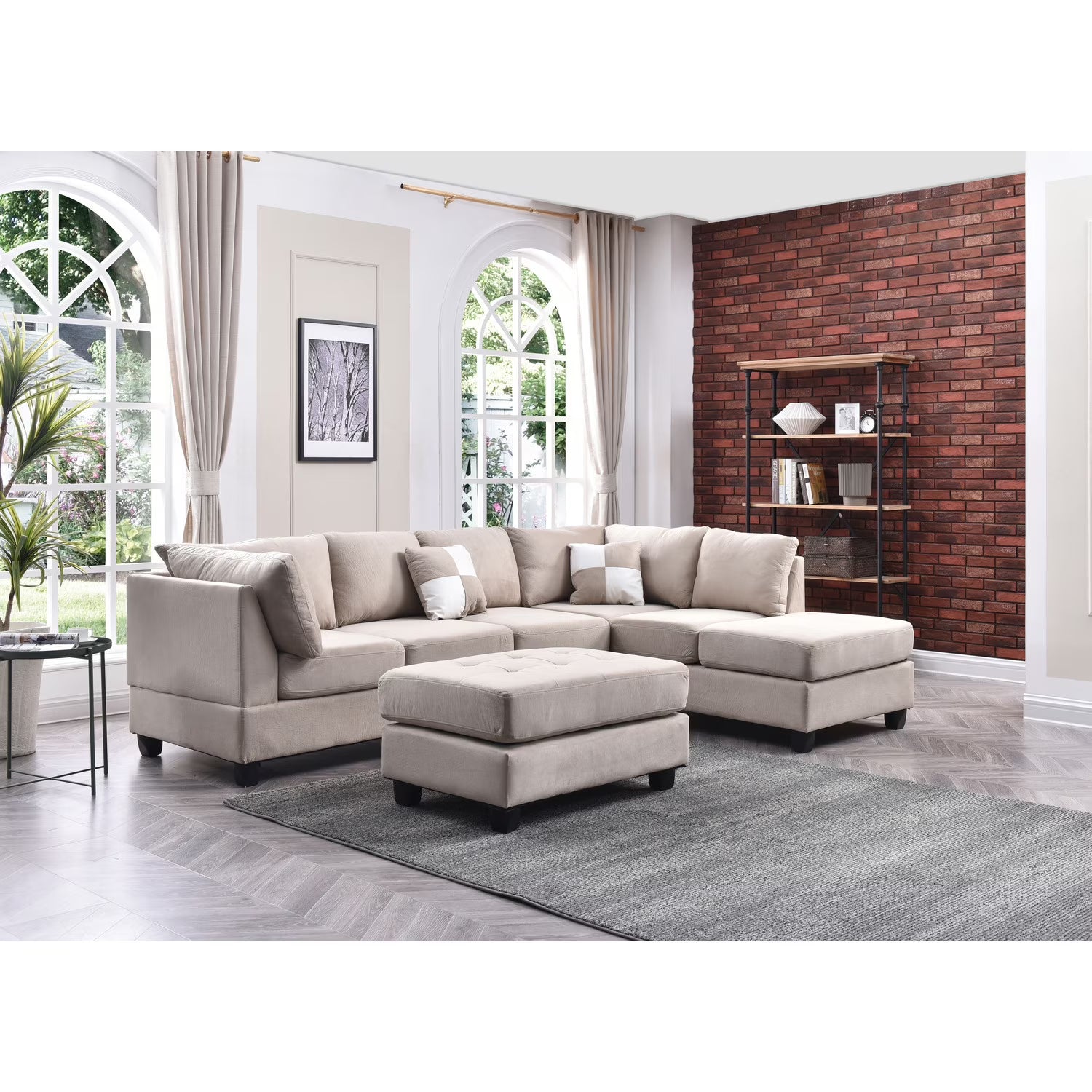 Vanilla Sectional (3 Boxes) C33706