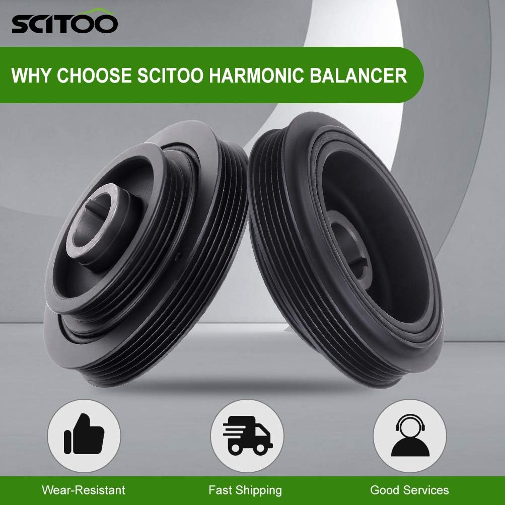 Harmonic Balancer Crankshaft Pulley Pack of 2 V3382