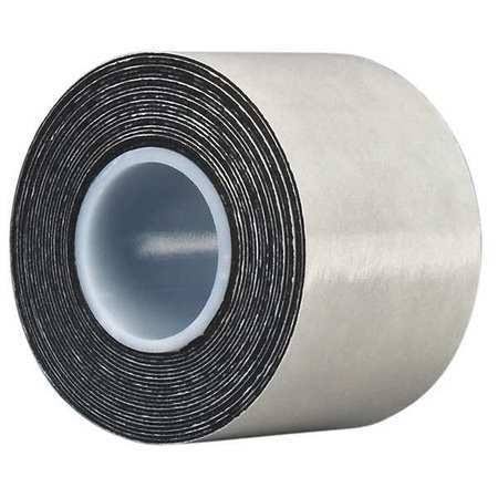 Vinyl Foam Tape, Black, 0.5 X 3 H260
