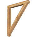 Traditional Arts & Crafts Rough Sawn Bracket, Western Red Cedar K744