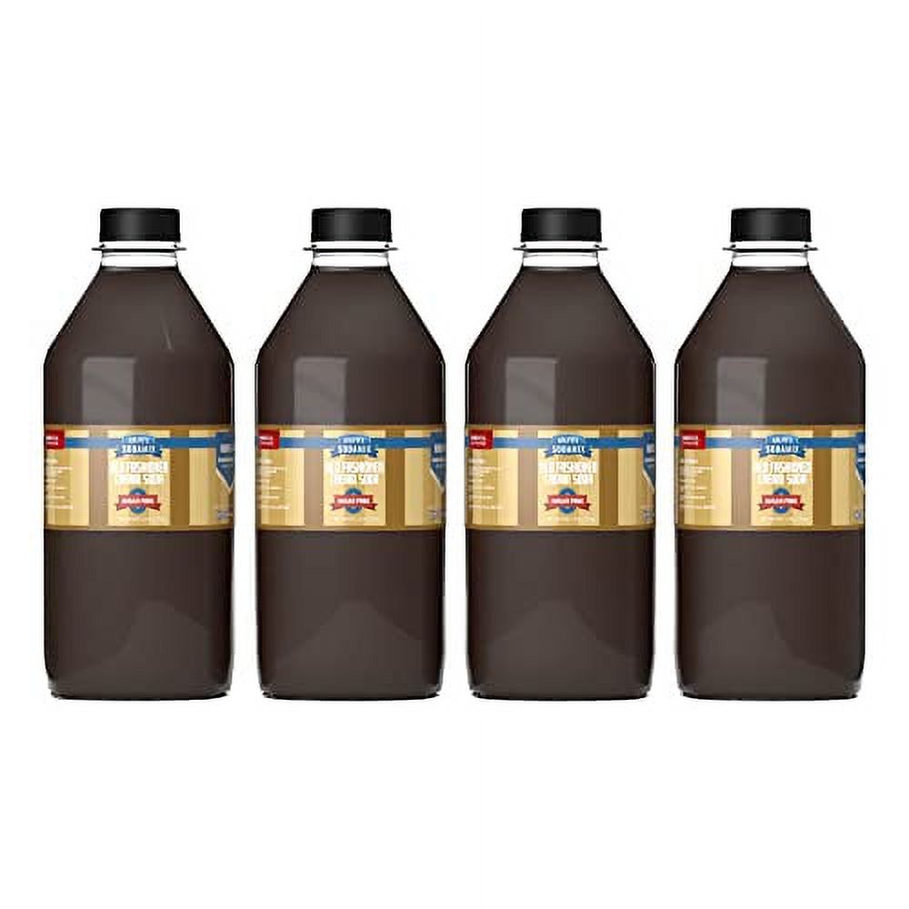 Sugar Free Cream Soda Sparkling Water Sodamix Flavors, Four 32oz Bottles C31432