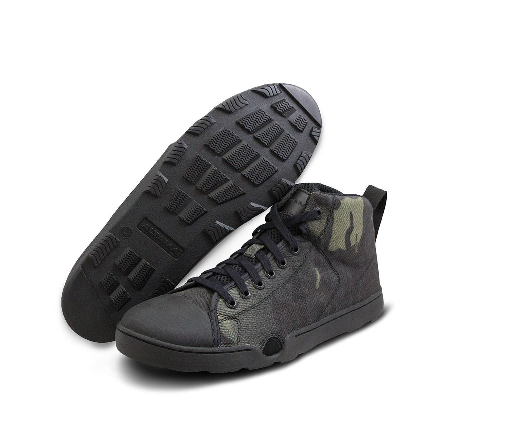 Black Multicam Wide Mid Boots Z728207