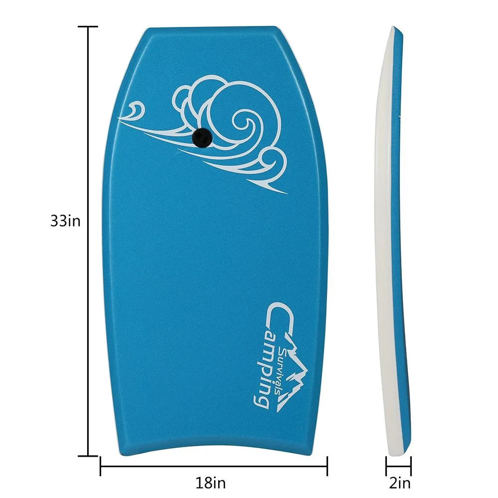 33" Kids Lightweight Bodyboard with Wrist Leash A425