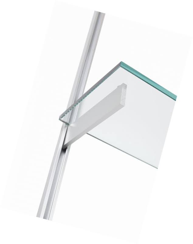 Shelving Hardware System for 4 Rows of 6-Inch Deep Shelves 72-Inch Vertical Standards Q48349