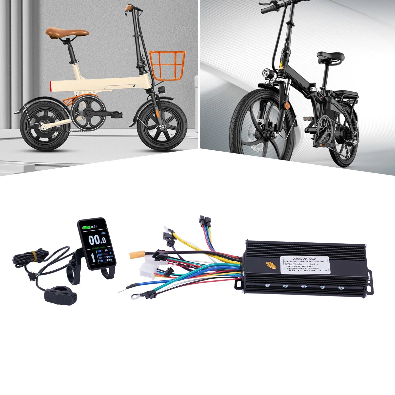 48V 1200W Brushless Controller Kit with LCD Display O55082