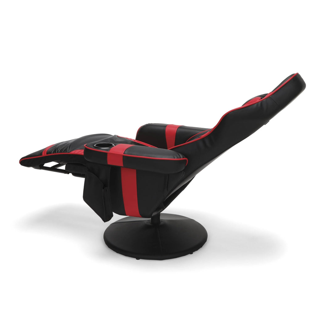 Racing Style Gaming Recliner Red M364