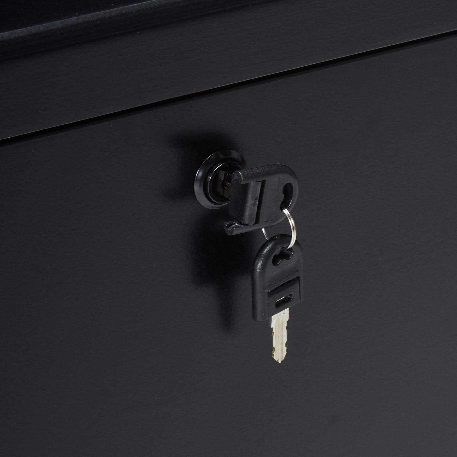 Black Lateral File Cabinet A231