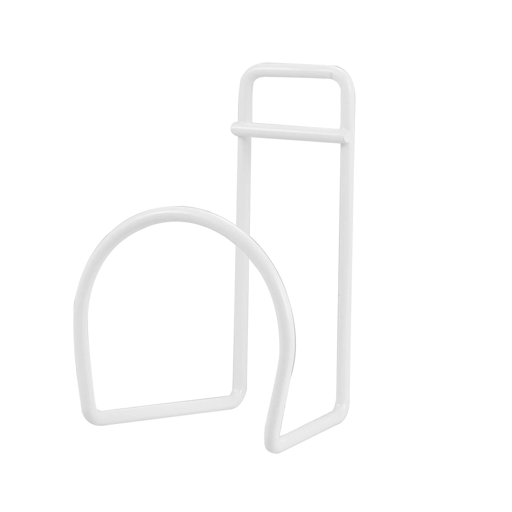 4pcs White Wall Mounted Motorcycle Helmet Rack E87430