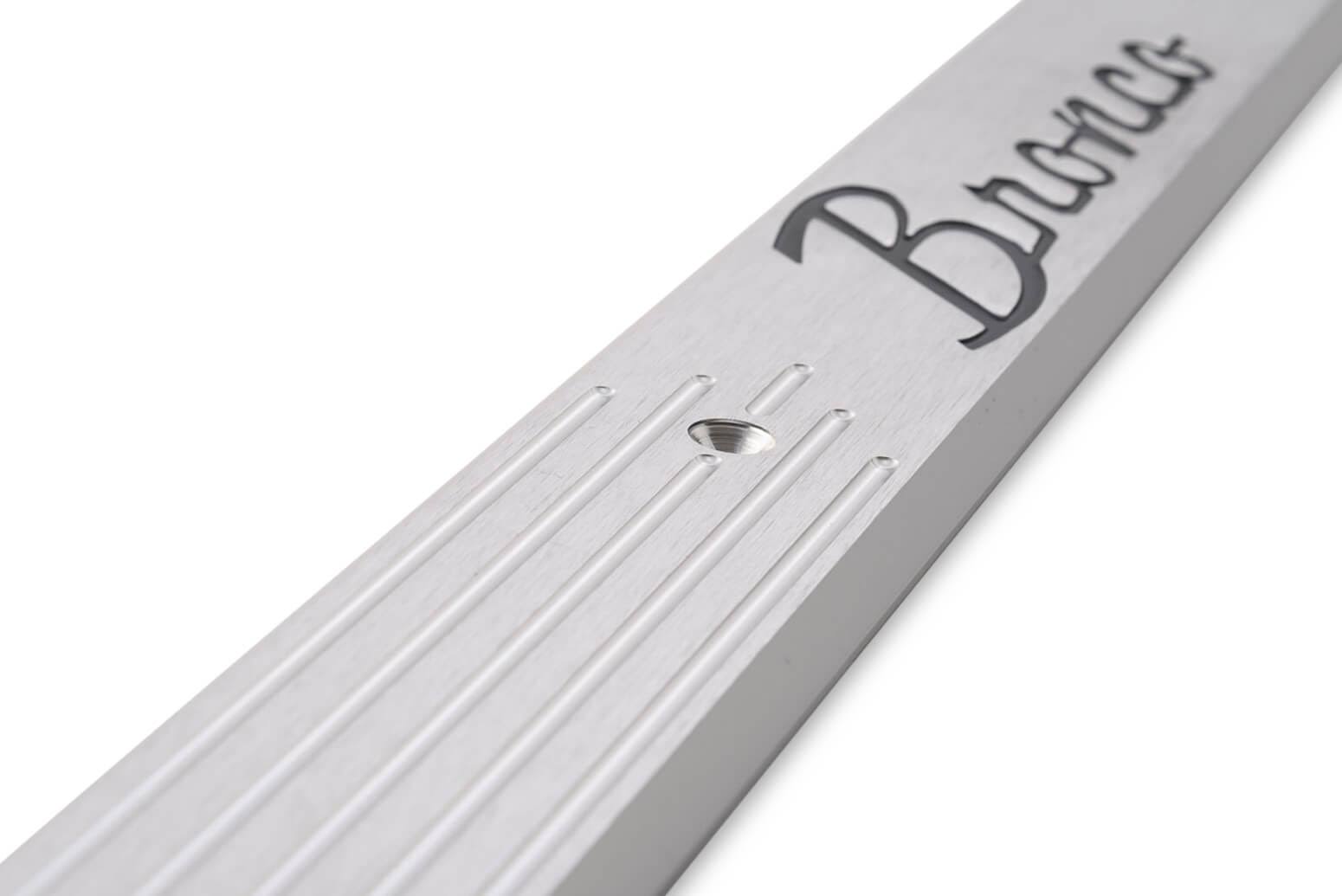 Door Sill Plates with Bronco Logo Billet Aluminum Pair Z900