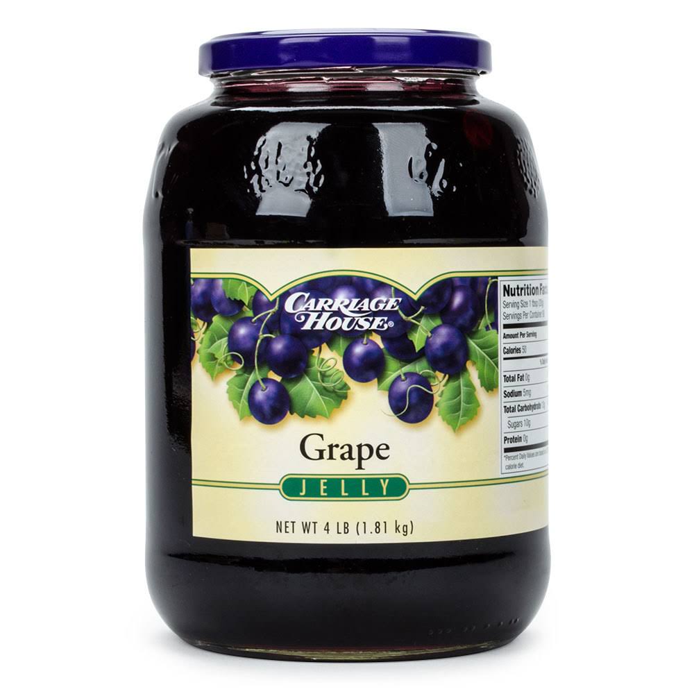 4 lb. Glass Jar Grape Jelly O888
