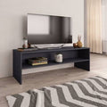 Gray TV Cabinet 47.2 inch x 15.7 inch x 15.7 inch Chipboard V6561