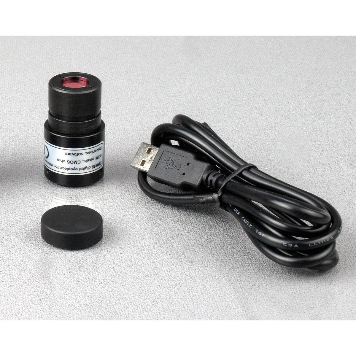 40X-2500X LED Digital Binocular Compound Microscope with 3D Stage and USB Camera F836933