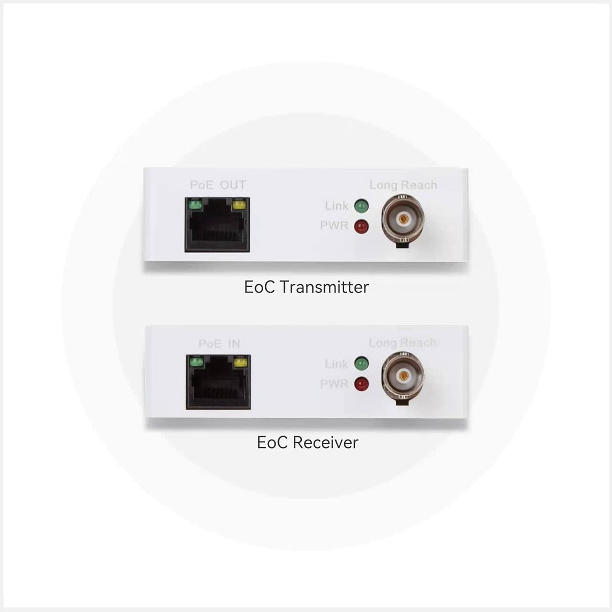 POE Over Coax EOC Converter IP Over Coax X570662