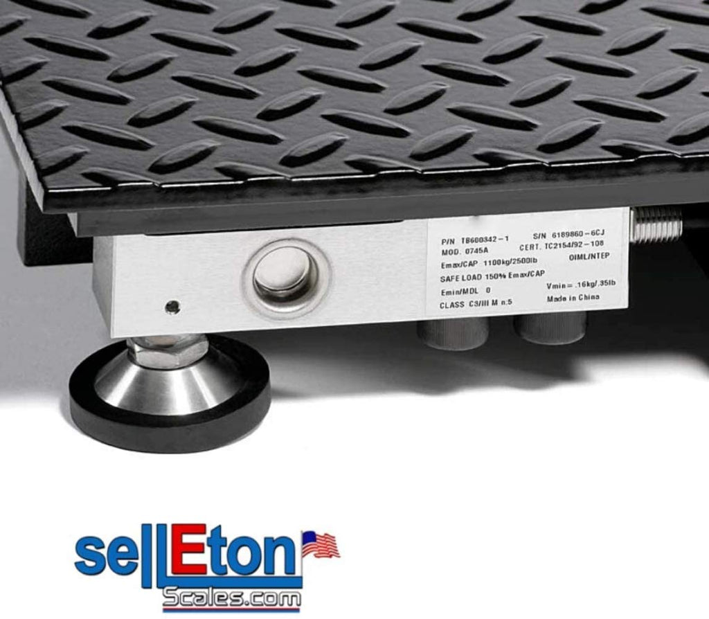 40 X 40 Floor Scale Pallet Size with 10,000 Lbs X 1 Lb D86528