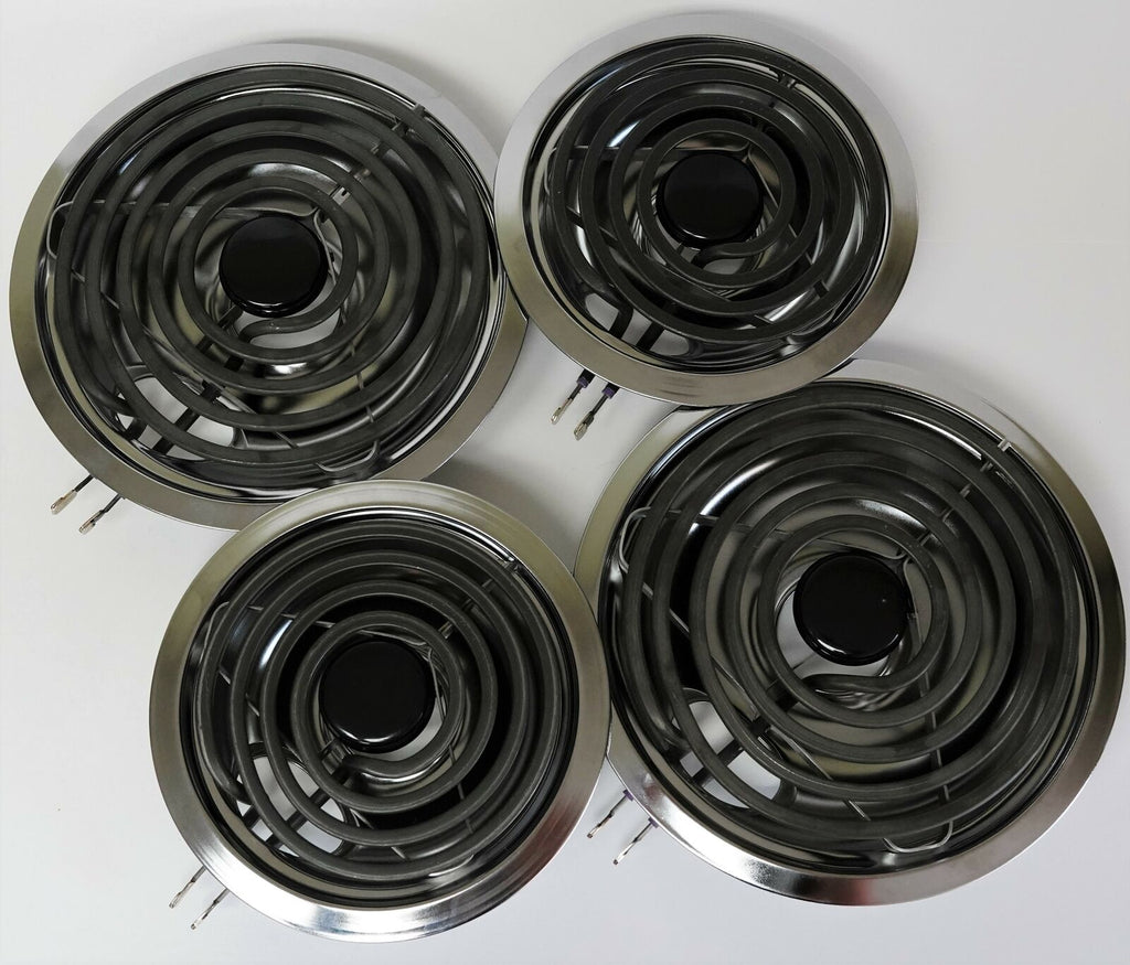 Range Stove Burner Element with Chrome Pans Bowls Set X484680