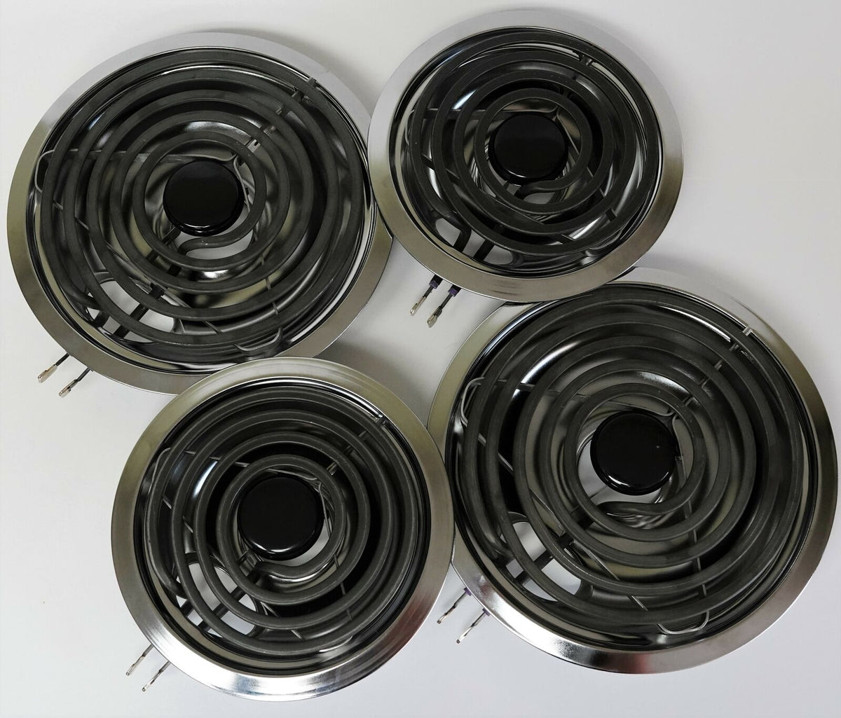 Range Stove Burner Element with Chrome Pans Bowls Set X484680