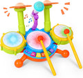 5 in 1 Toddler Drum & Piano Set with Microphone & Lights K1075