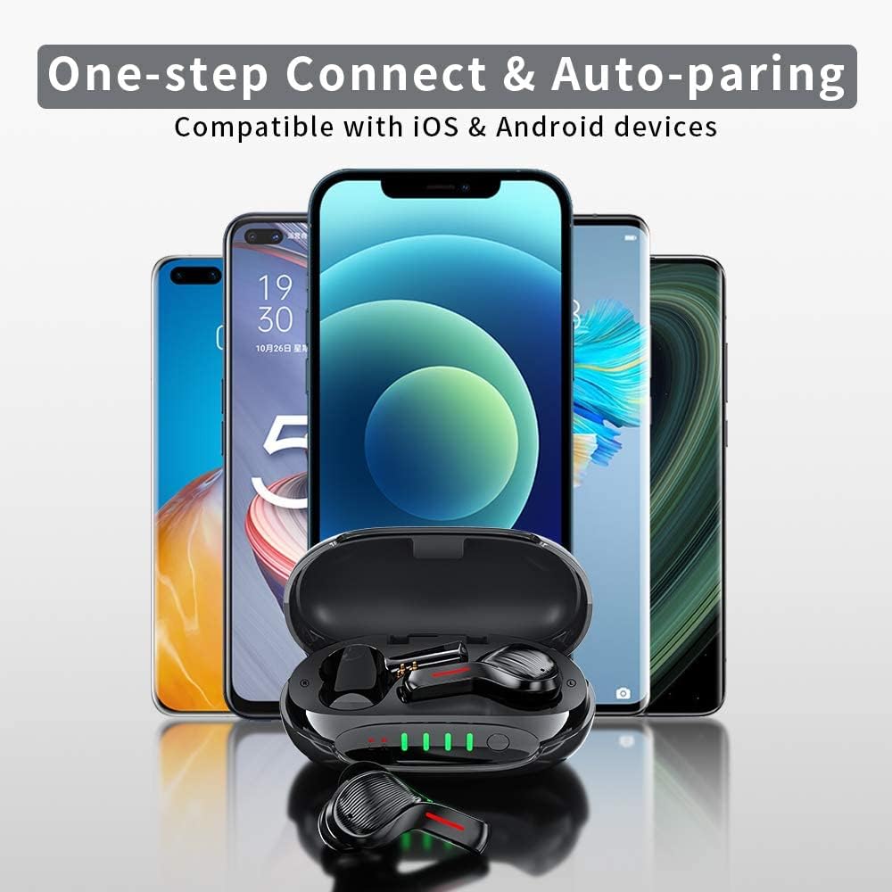 True Wireless Earbuds with Noise Cancelling Microphones, USB C, 40H Playtime, Pack of 2 G5308