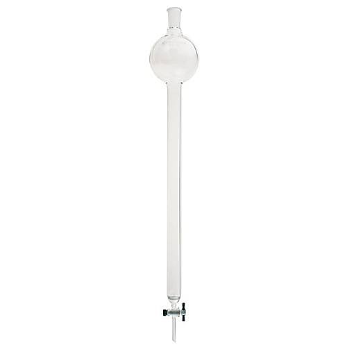 Column, Chromatography, Coarse Fritted Disc, 2.5 I.D., Effective Length 8, 4mm PTFE Stopcock, 1000ml I2743