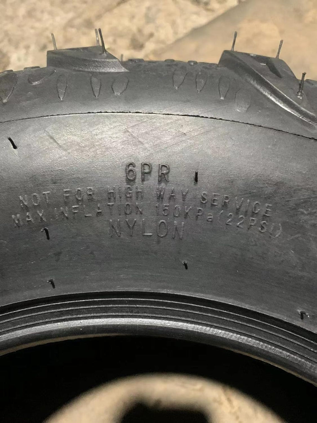 Set of 4 ATV UTV Tires 25x10-12 Rear & 25x8-12 Front Tubeless 6PR G768