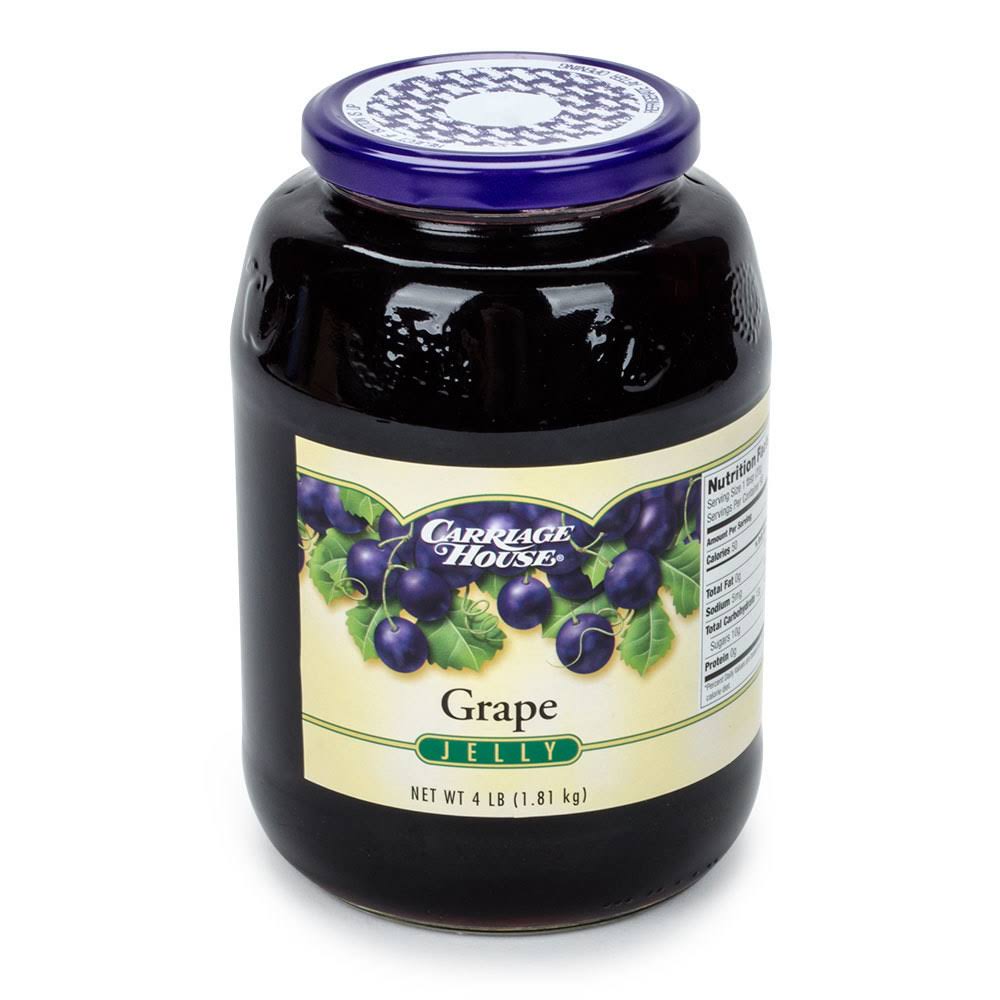 4 lb. Glass Jar Grape Jelly O888