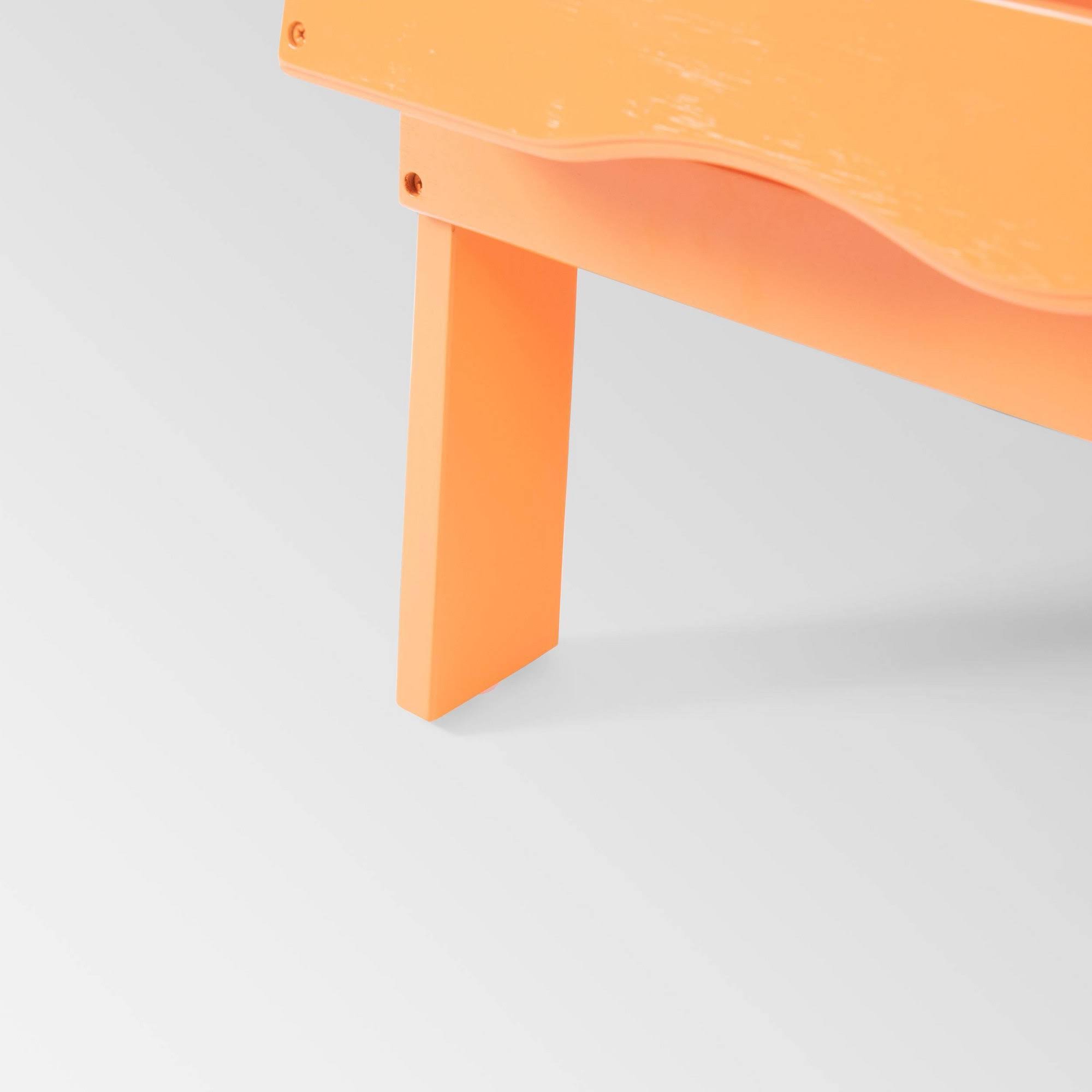 4pk Acacia Wood Folding Adirondack Chairs Tangerine Y234