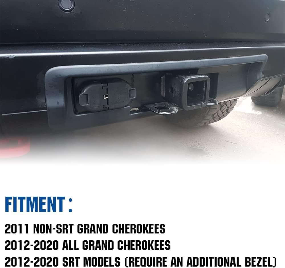 Hitch Receiver and Bezel Class IV Trailer Tow Hitch Receiver 2 Packages O6396