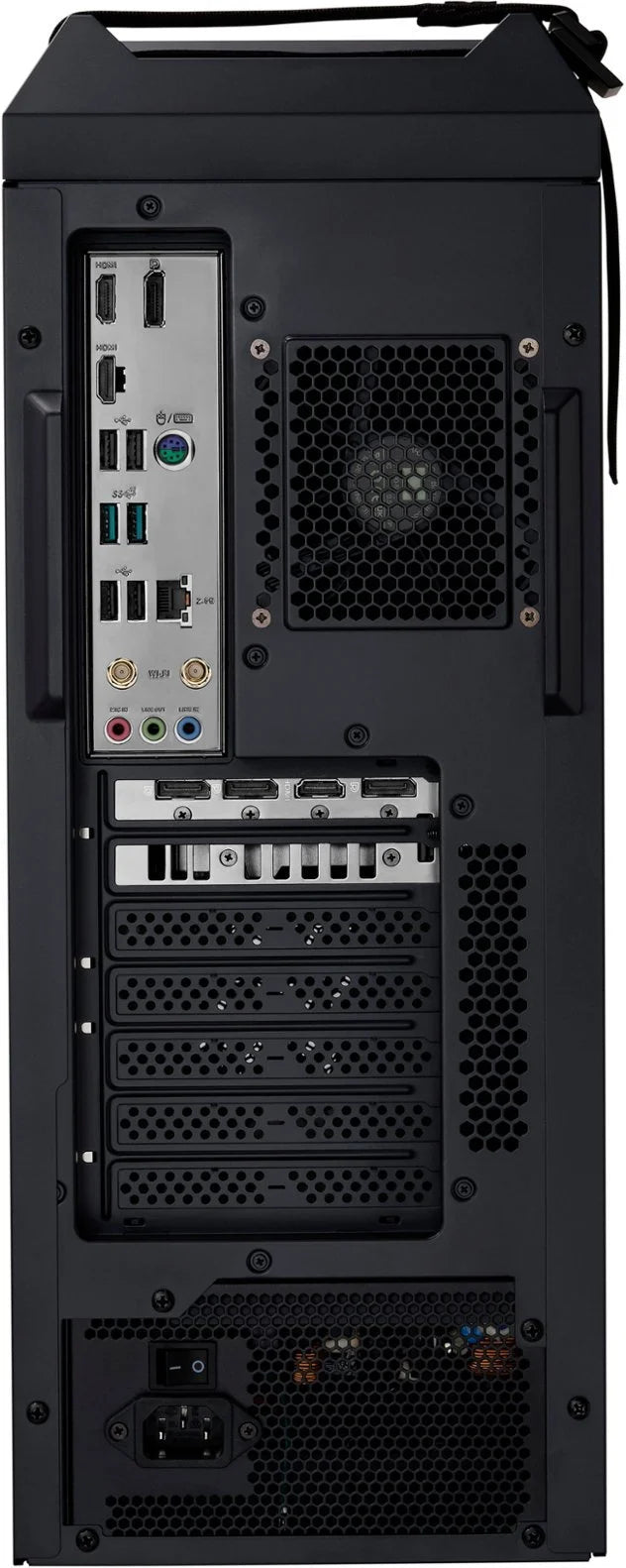 Gaming PC with Intel Core i9-14900K CPU, 128GB RAM, 2TB NVMe SSD + 16TB HDD, NVIDIA GeForce RTX 3090 24GB, Windows 11 Pro N35527