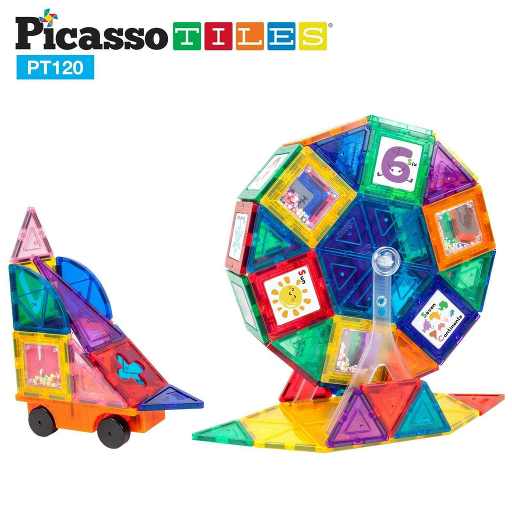 120-Piece 3D Magnetic Building Block Set J509