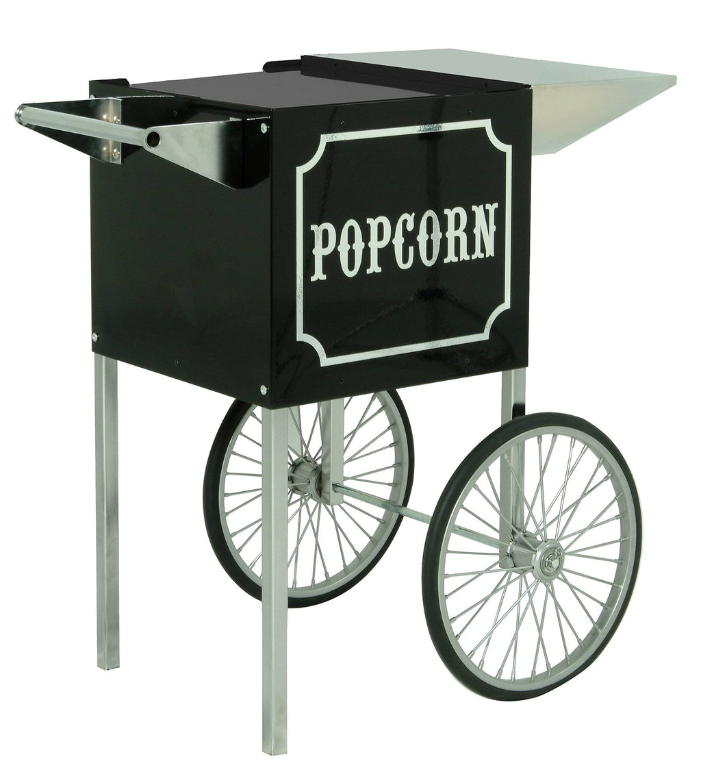 Small Popcorn Cart for 4-Ounce Poppers (Black / Chrome) Z2950