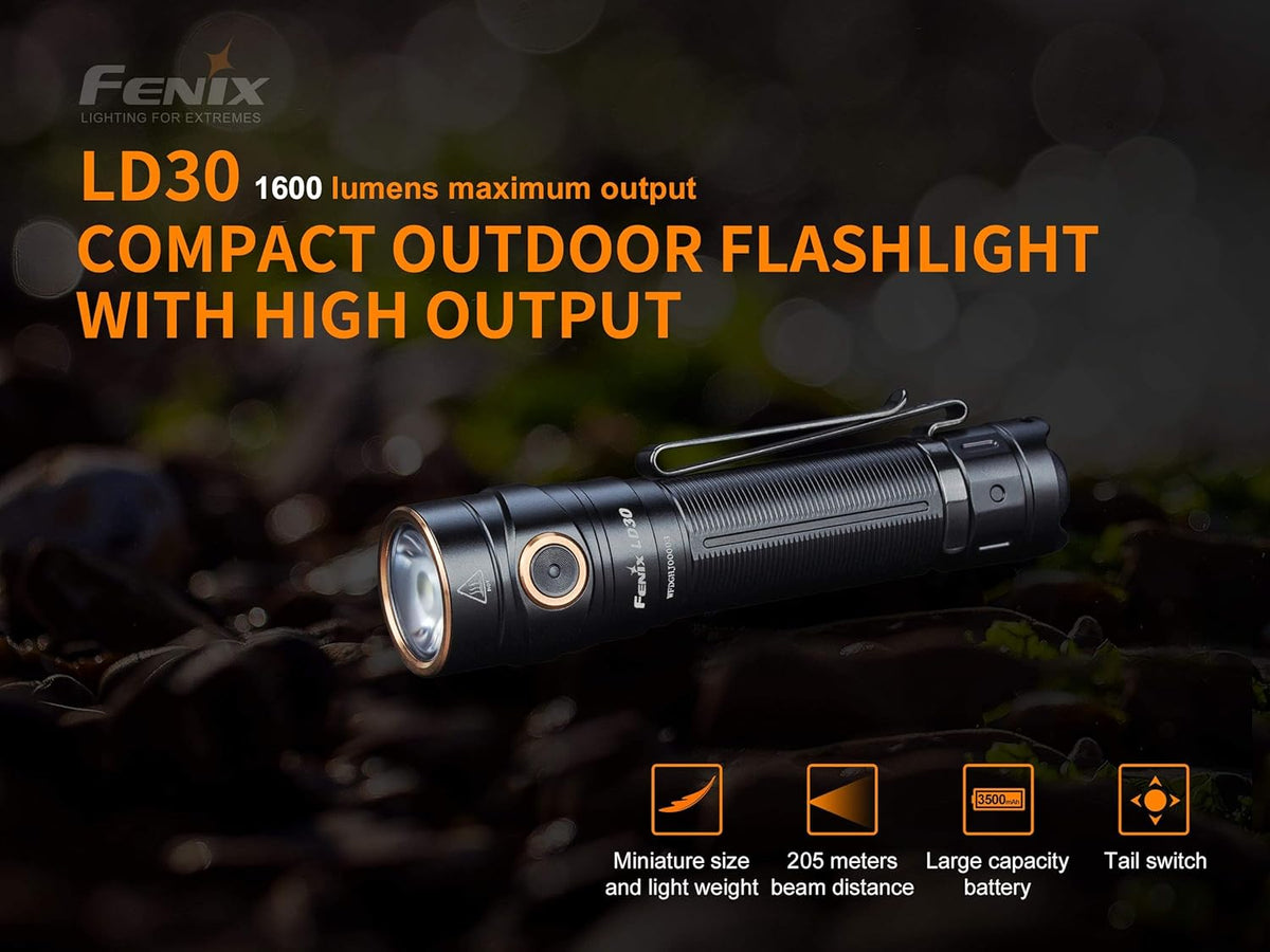 1600 Lumen LED Tactical Flashlight with 2 X 3500mAh Rechargeable Battery M670533