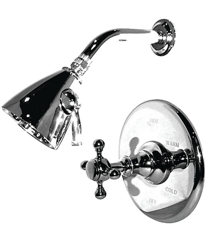 Weathered Brass Balanced Pressure Shower Trim Set Q480076