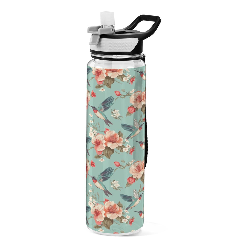 Clear 32oz Tritan Water Bottle with Straw U58961